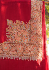 Pashmina Emboridered Shawl D - 116 - Maroon