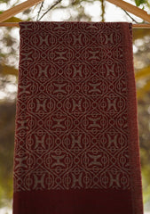 Pure Pashmina Kaani Jamawar Shawl D - 56 - G Maroon