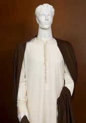 Men Shawls - Wool Shawls - D#207 - CH Brown