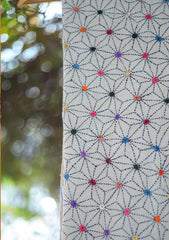 Wool Needle Work Shawl D - 26B - Fawn