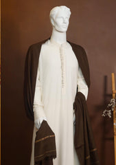 Men Shawls - Wool Shawls - D#207 - CH Brown