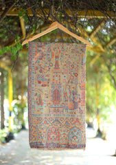 Pashmina Jamawar Shawl D - 45 - Skin