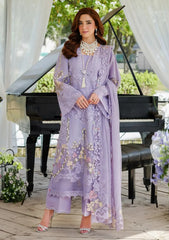 Lawn - Elaf Premium - Luxury 25 - Volume 02 - EFV#03A - PARIS HUES