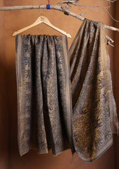 Pashmina Zari Branded Shawl D#01 - Black