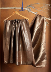 Silk Zari Jamawar Shawl D#15 - Brown