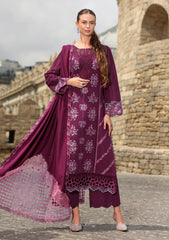 Winter - Rang Rasiya - Carnation 25 - Luxury Shawl Edit - CWD#09 - Affogato