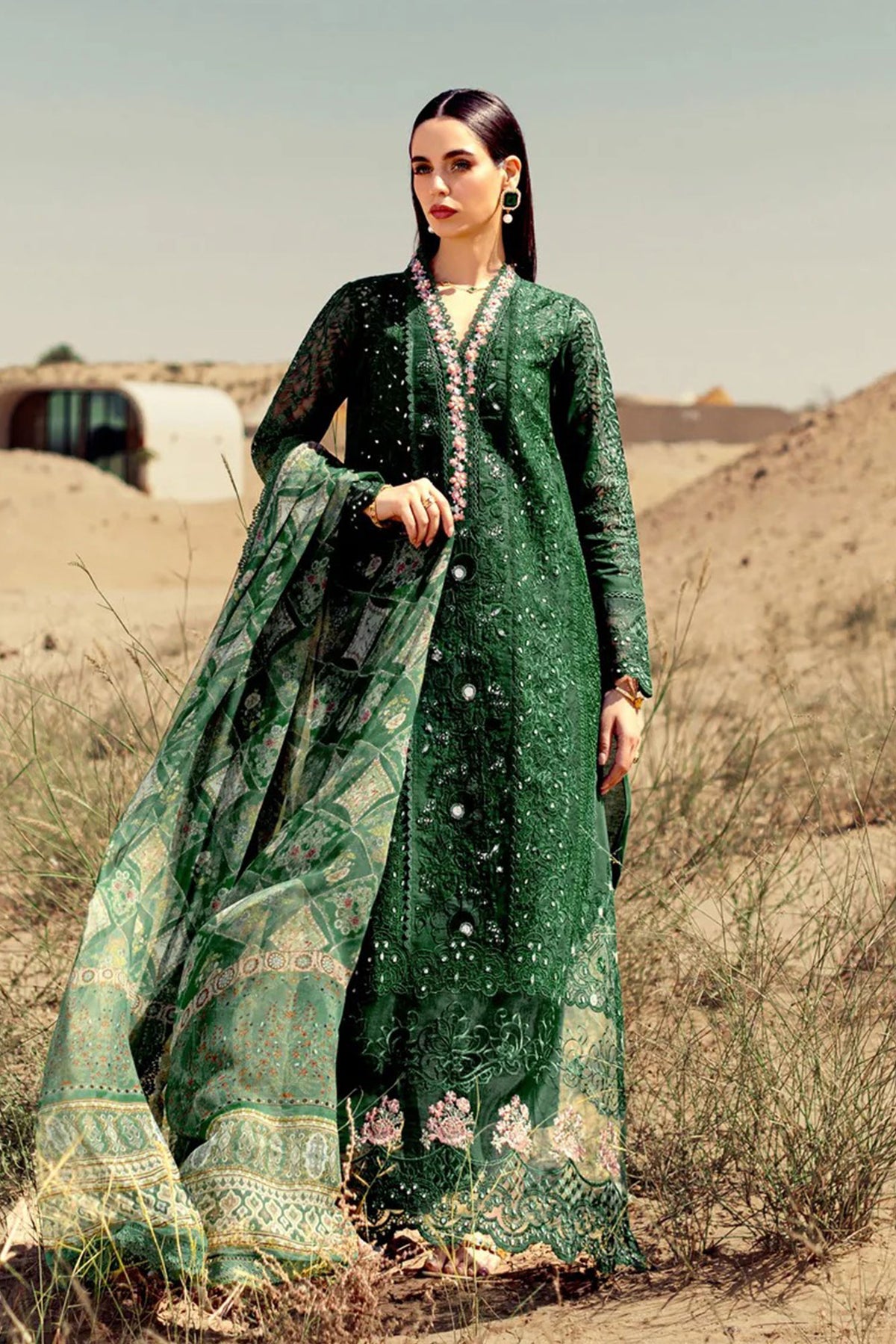 Lawn Collection - Noor - Saadia Asad - Eid Handwork - Laserkari 24 - NEH24#08