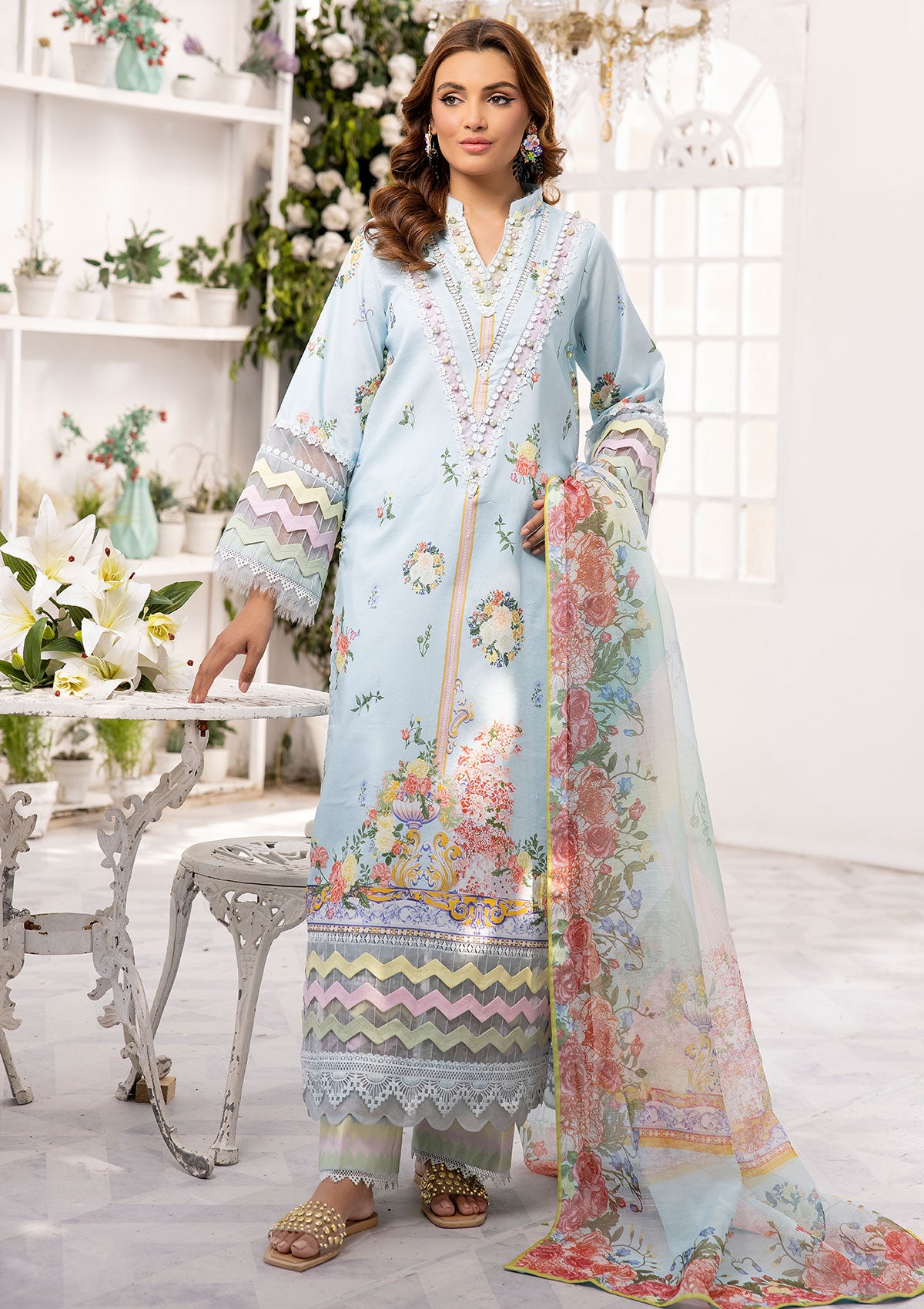 Lawn Collection - Tessa - Khunak - BLOOMING BEAUTY