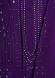 Winter Collection - Riwaj - Bamber Chikankari W/ Mukesh Work - D Purple
