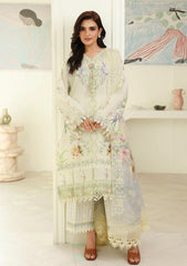 Lawn - Roheenaz - Petals In Print 26 - RUNSS#901 - Ivory Sonata