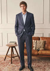 Ermenegildo Zegna Trofeo Australian Wool Fabric - Blue