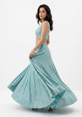 French Pure Silk With Stone Work - ASPL#47
