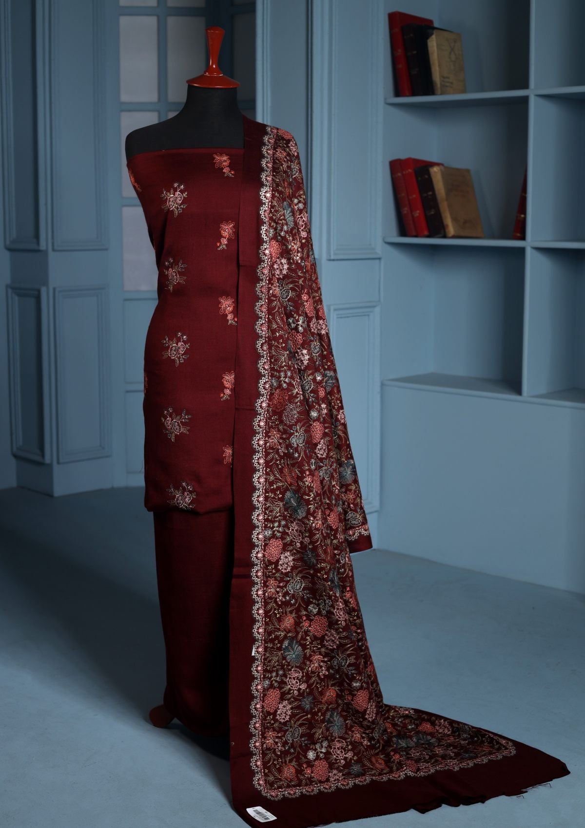 Winter Collection - Riwaj - Pashmina Embroidered Suit - Volume II - D#11 (C)