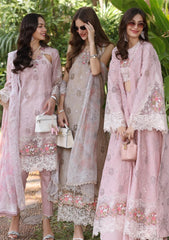 Lawn - Noor By Saadia Asad - Eid Luxury - Handwork Laserkari - NEH25#8A