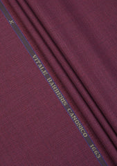 Drapers Montecarlo Wool Fabric - Plum