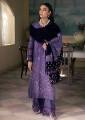 Winter Collection - Nureh - Exclusive - Leather Peach - Velvet Shawl - NE#71