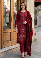 Winter - Meemsey - Noor Jahan - Monal 25 - Palachi Shawl - D#225 - Maroon