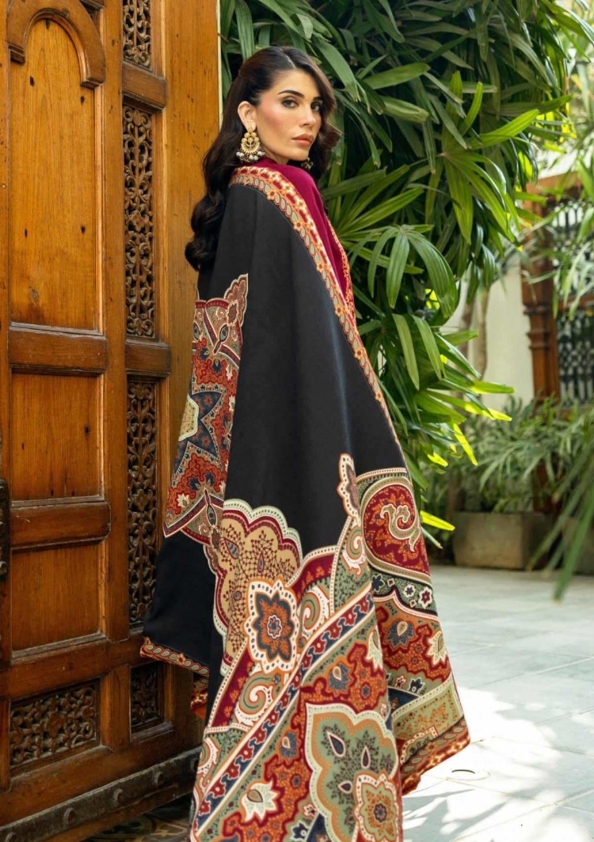 Winter Collection - Zainab Chottani - Winter Shawls 24 - ZC#10 - Sila