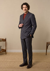 Drapers Greenhills Super 160's Wool Fabric - Brown