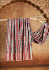 Pashmina Jamawar Scarf D#43 - Skin