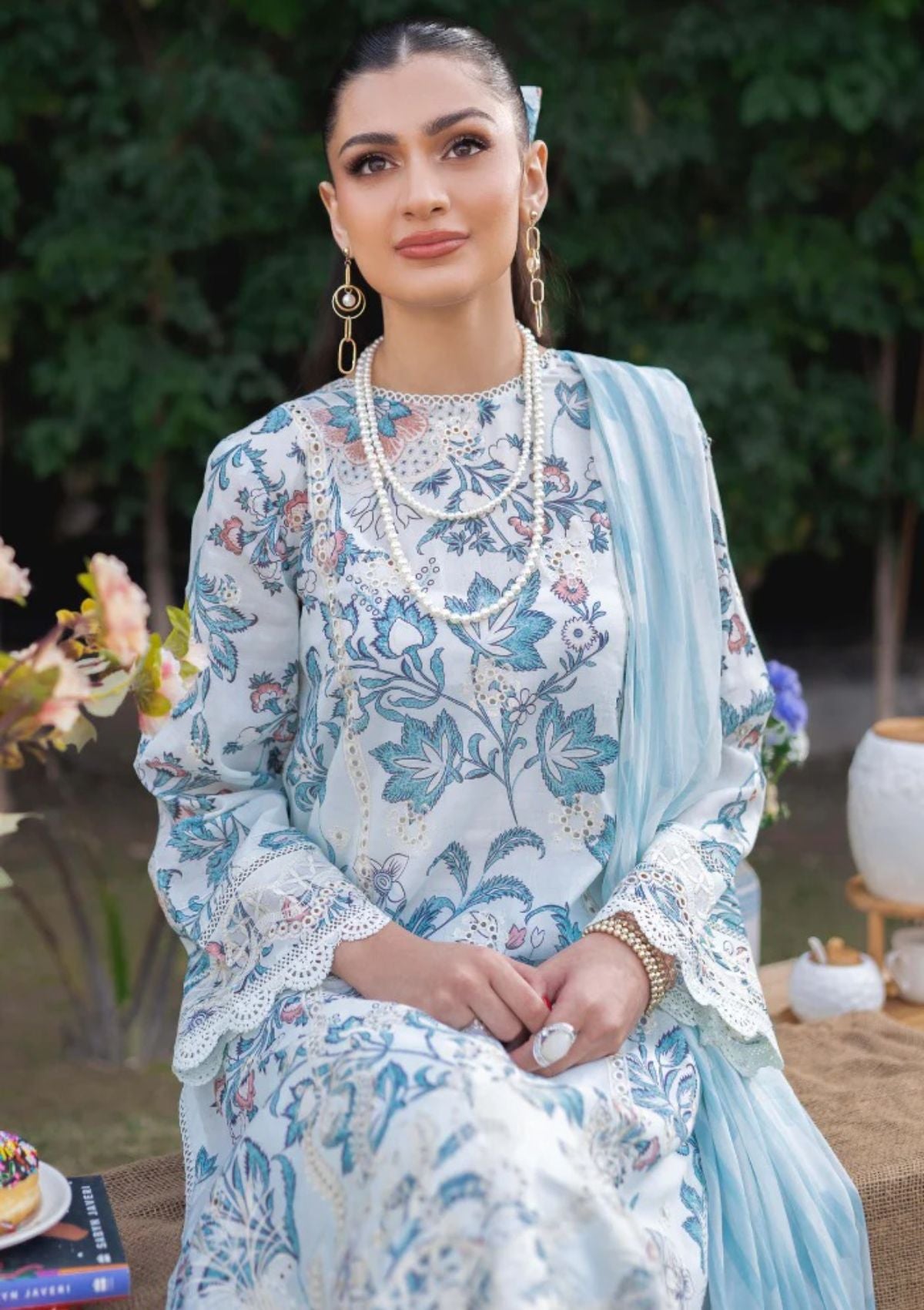 Lawn Collection - Humdum - Gardenia - HG24#08