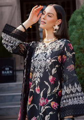 Lawn - Nureh - Gardenia Embroidered & Printed 26 - NSG#214