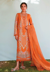 Lawn Collection - Qalamkar - Qlinekari - Alaina - RT#4