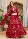Formal Collection - Zuha - Andaaz e Jahan - Festive - D#04 - Scarlet Ruby