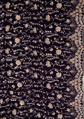 Embroidered Velvet Sitari Work - ASPL#131