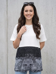 Pret - Moven - Round Neck T-Shirt - Black & White