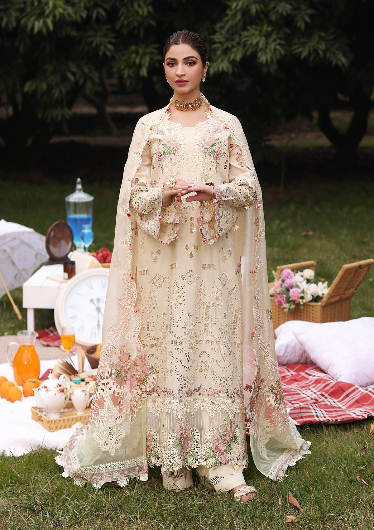 Lawn Collection - Kahf - Festive - KFL24#07 - Shireen