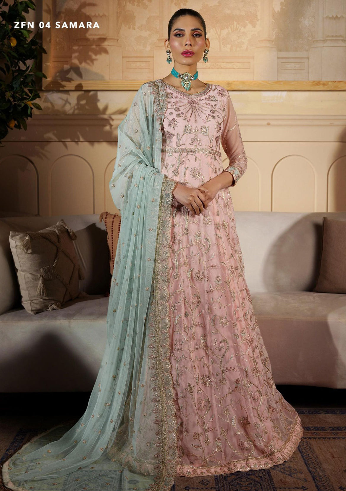 strapless open back dress Pakistani Fashion Party Wear