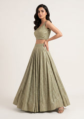 French Pure Silk With Stone Work - ASPL#42