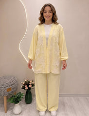 Pret - Moven - Floral Patterned 2 Piece - Butter Yellow