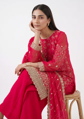 Formals - Fancy Closet - 2 pcs Suit - D#2801 - Shocking Pink