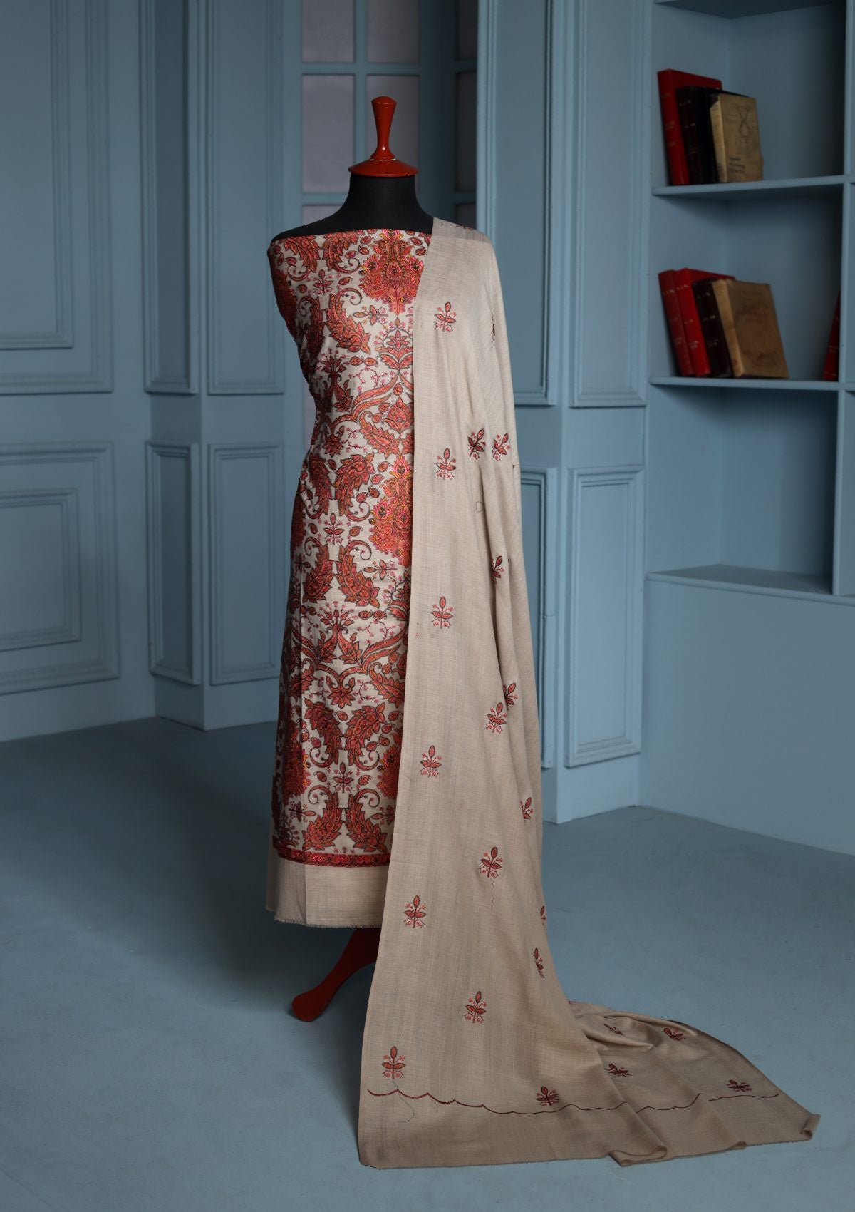 Winter Collection - Riwaj - Pashmina Embroidered Suit - Volume II - D#08 (E)