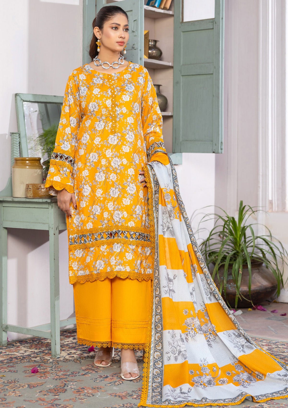 Lawn Collection - Humdum - Rang e Noor - HRN#04