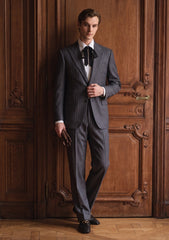 Drapers Sapphire Wool Fabric - D Brown