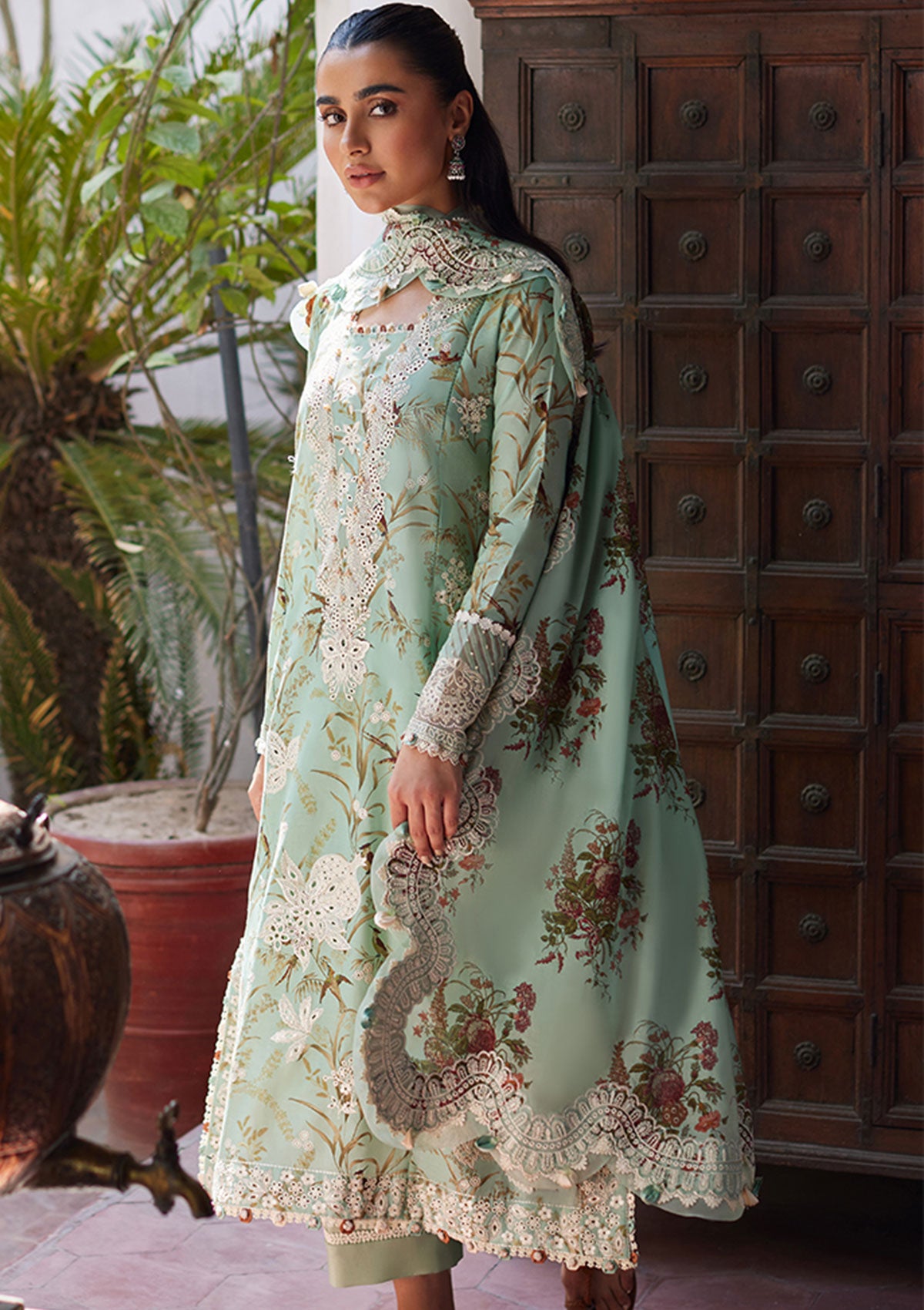 Lawn Collection - Zaha - Unstitched - Festive 24 - ZF24#04 - Mehr