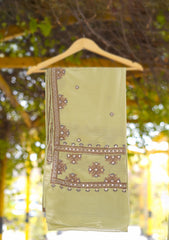 Swiss Lawn Emb Shawl D - 01 - Pista
