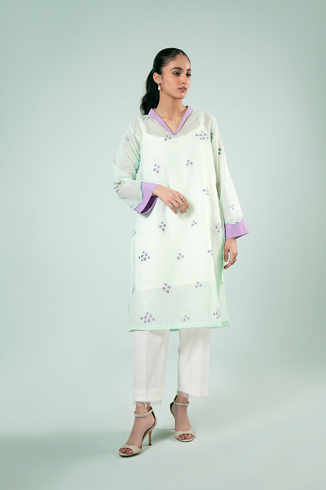 Pret Collection - Fozia Khalid - Basics Vol 3 - Meadow Kurta