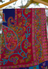 Pure Pashmina Qalamkari Shawl D - 33 - Multi