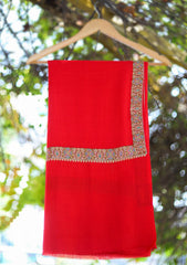 Pashmina Emboridered Shawl D - 74 - Red