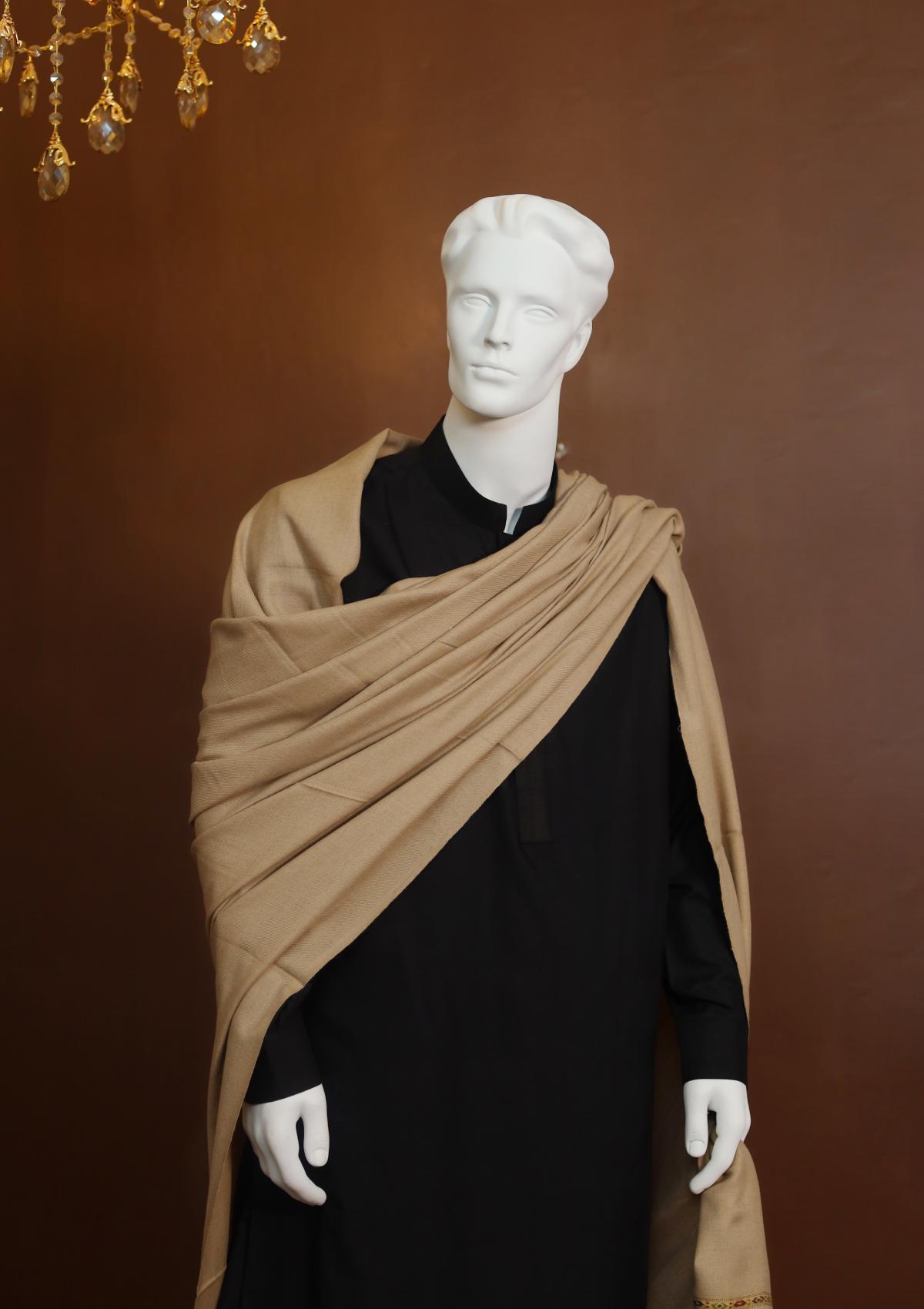 Men Shawls - Wool Shawls - D#210 - Skin