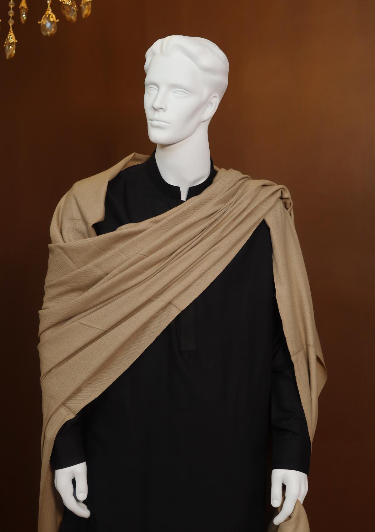 Men Shawls - Wool Shawls - D#210 - Skin