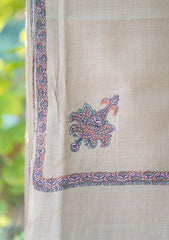 Pashmina Emboridered Shawl D - 05 - SKIN