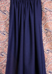 Pashmina Embroidered Border Shawl D#257 - N Blue