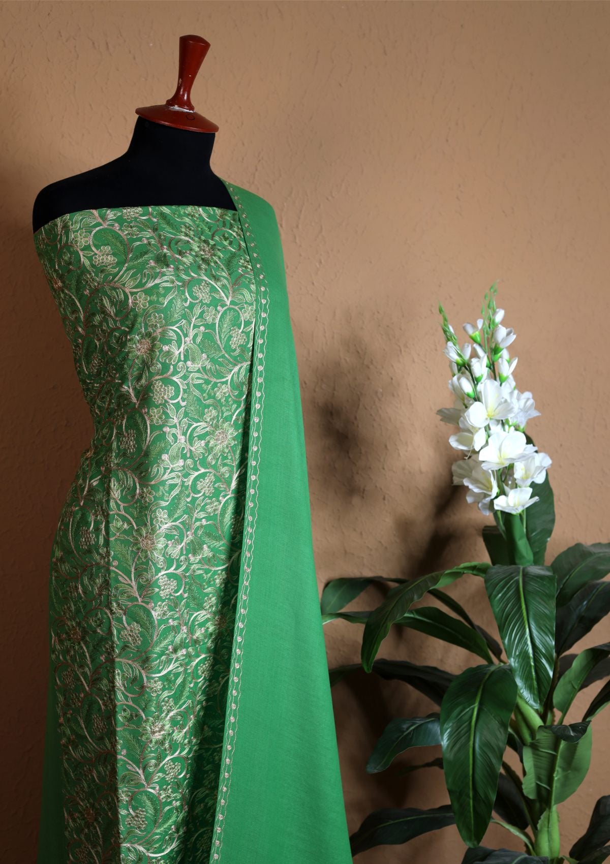 Winter Collection - Riwaj - Pashmina Embroidered Suit - Volume II - D#07 (C)