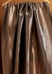 Silk Zari Jamawar Shawl D#15 - Brown