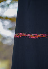 Pashmina Emboridered Shawl D - 01H - Black